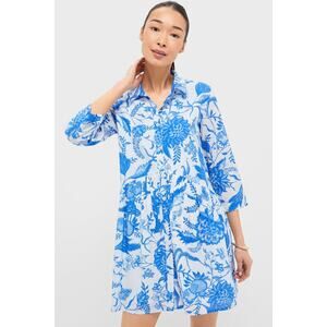 RO'S GARDEN Exclusive Blue Tiffany Deauville Mini Dress Size S NWT